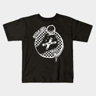 Outcast Checker White Logo Kids T-Shirt